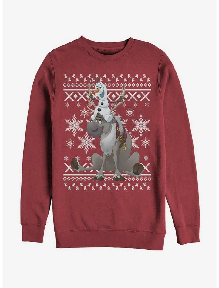 Best reviews of ๐ Frozen Ugly โ Christmas Sweater Friends ๐ง Girls Sweatshirt ๐