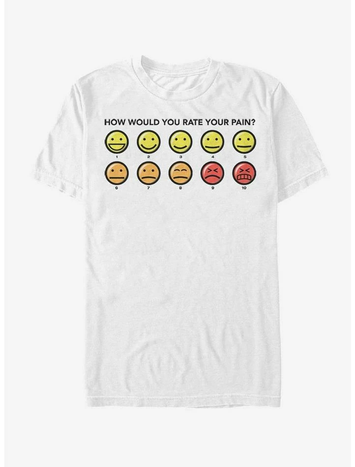 Top 10 ๐ Big Hero 6 Pain Rating T-Shirt ๐งจ