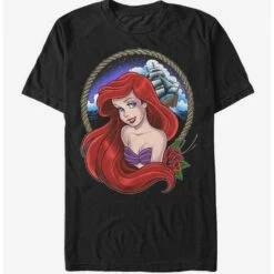 Top 10 🥰 Disney Ariel Rope Frame T-Shirt ❤️