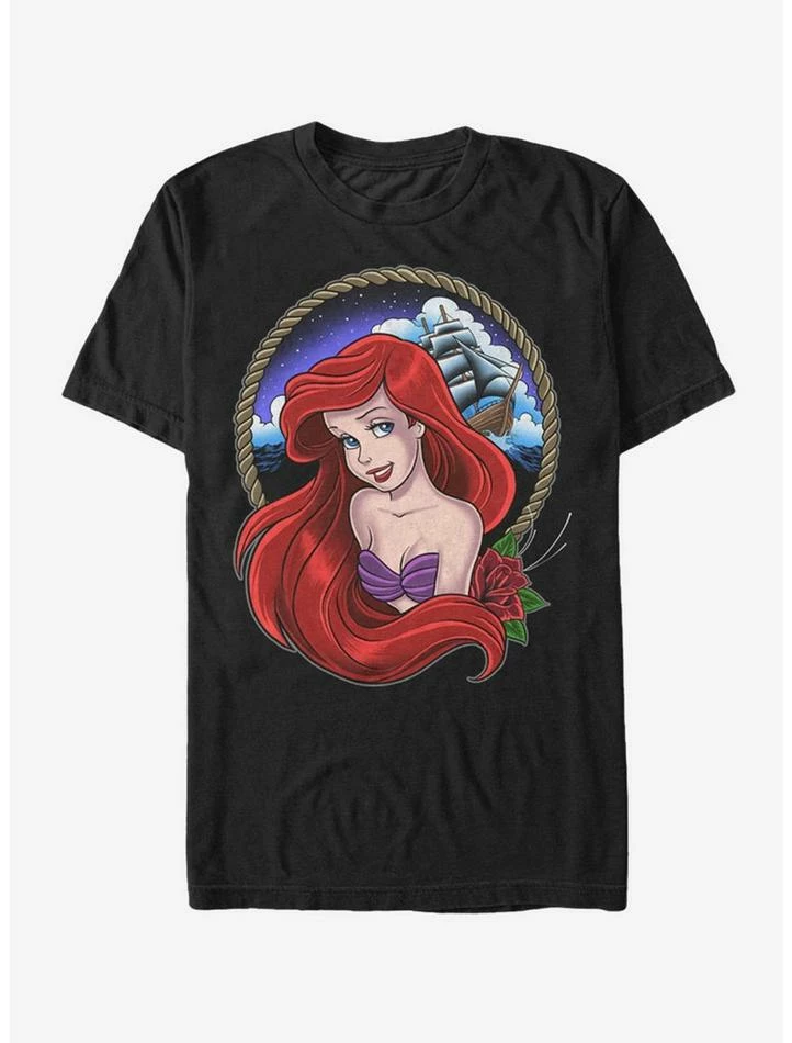 Top 10 ๐ฅฐ Disney Ariel Rope Frame T-Shirt โค๏ธ