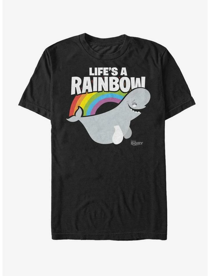 Top 10 😍 Disney Pixar Finding Dory Bailey Life is a Rainbow T-Shirt 😉