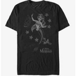Top 10 😀 Disney Ariel Grayscale T-Shirt 🧨