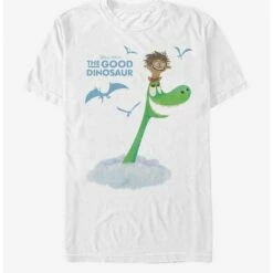 Cheap 🎉 Disney Pixar The Good Dinosaur Arlo and Spot Clouds T-Shirt 🎉