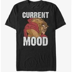 Best Sale 🥰 Disney Beauty And The Beast Current Mood T-Shirt 😀