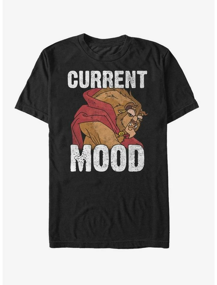 Best Sale ๐ฅฐ Disney Beauty And The Beast Current Mood T-Shirt ๐