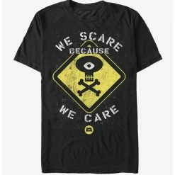 Coupon 😍 Monsters Inc. We Scare Because We Care Sign T-Shirt 😀