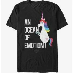 Cheapest ⌛ Disney Pixar Inside Out Rainbow Unicorn Ocean of Emotion T-Shirt 🤩