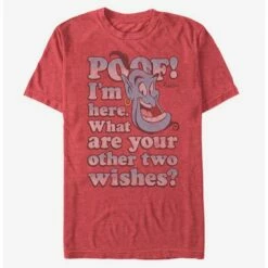 Promo 👍 Disney Aladdin Genie Two Wishes T-Shirt 😍