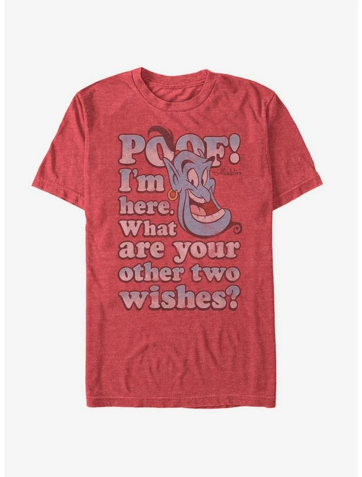 Promo ๐ Disney Aladdin Genie Two Wishes T-Shirt ๐
