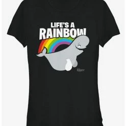 Brand new 😍 Disney Pixar Finding Dory Bailey Life is a Rainbow 👧 Girls T-Shirt 😉