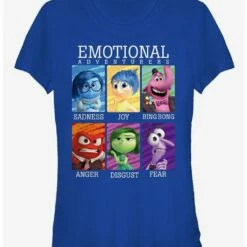 Best Sale 😍 Disney Pixar Inside Out Emotional Adventurers 👧 Girls T-Shirt 🎁
