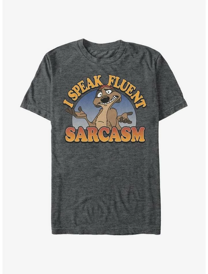 Buy 💯 Lion King Timon Speaks Fluent Sarcasm T-Shirt 🛒