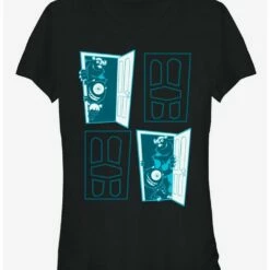 New ⭐ Monsters Inc. Closet Door Portal 👧 Girls T-Shirt 🌟