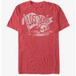 Outlet ❤️ Peter Pan Lost Boys Flag T-Shirt 👏