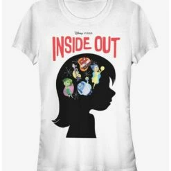 Buy 🛒 Disney Pixar Inside Out Riley Emotions Silhouette 👧 Girls T-Shirt 🥰