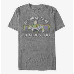 Best Sale ✔️ Toy Story Buzz Lightyear I'd Be Jealous Too T-Shirt 🔔