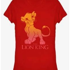 Buy 🥰 Lion King Young Simba Logo 👧 Girls T-Shirt 🛒