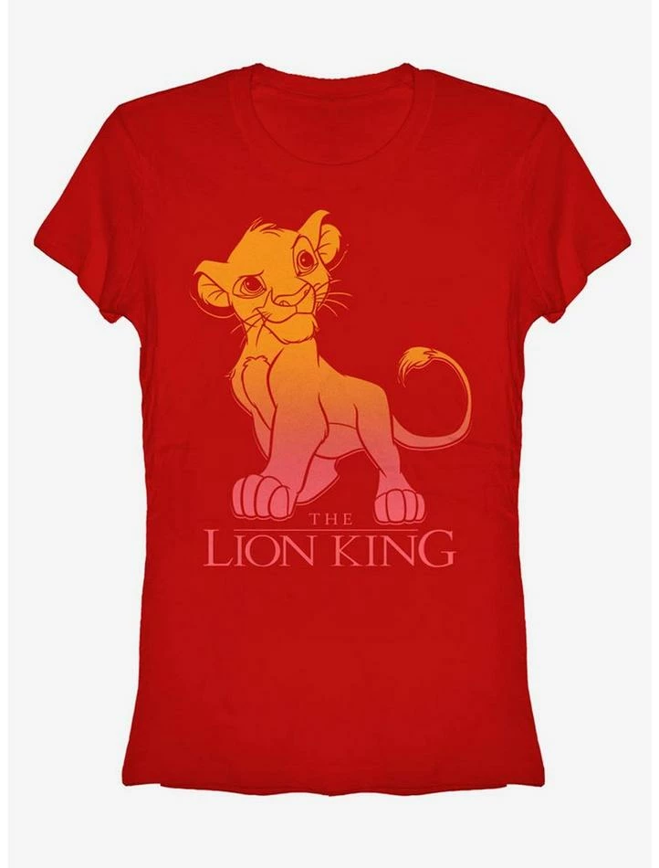 Buy 🥰 Lion King Young Simba Logo 👧 Girls T-Shirt 🛒