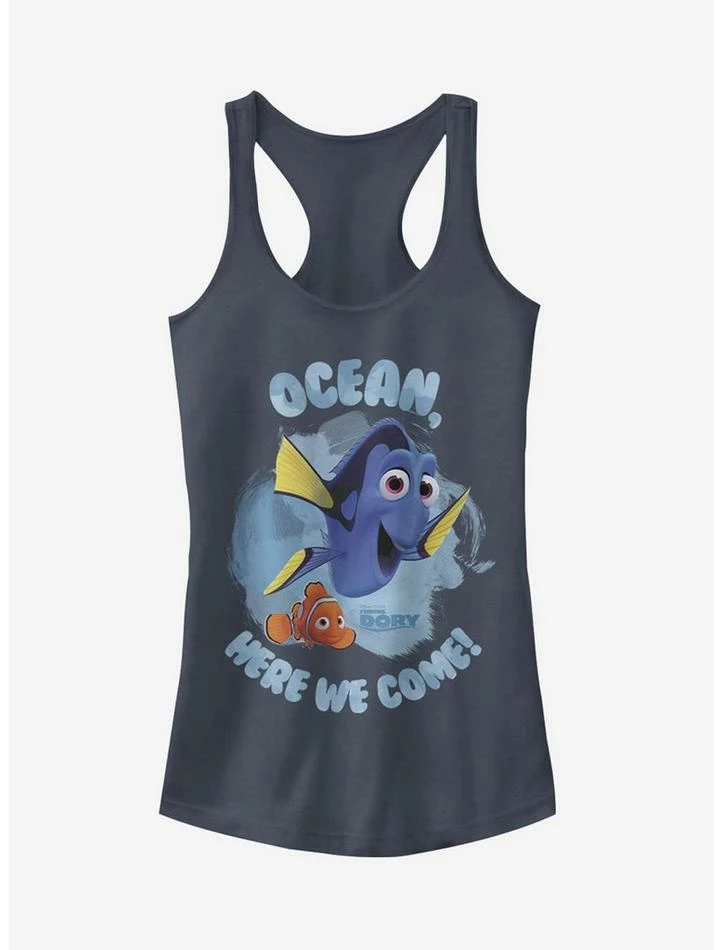 Coupon โญ Disney Pixar Finding Dory Nemo Ocean Here We Come ๐ง Girls Tank ๐งจ