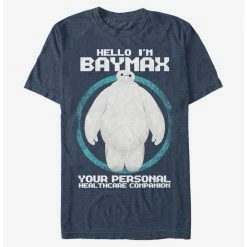 Cheap 🧨 Big Hero 6 Hello I'm Baymax T-Shirt 😉