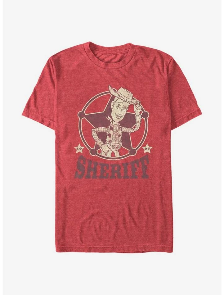 Best Pirce 🔔 Toy Story Woody Sheriff Badge T-Shirt 💯