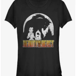 Outlet 💯 Disney Beauty And The Beast Beast's Shadow 👧 Girls T-Shirt ✨