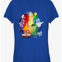 Coupon ❤️ Disney Pixar Inside Out Riley's Emotions Circle 👧 Girls T-Shirt 🔔