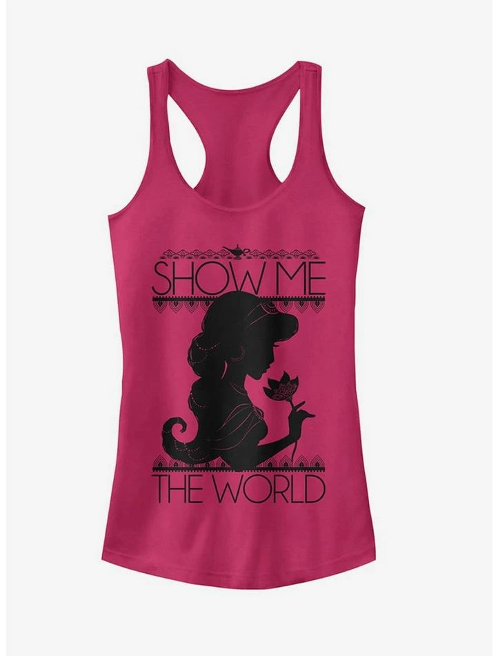 Wholesale ๐ฅฐ Disney Aladdin Jasmine Show Me The World ๐ง Girls Tank Top โญ