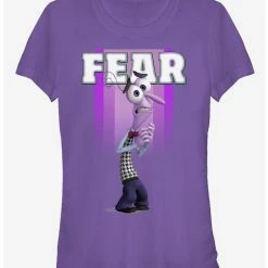 Best Pirce 💯 Disney Pixar Inside Out Fear Portrait 👧 Girls T-Shirt 😍
