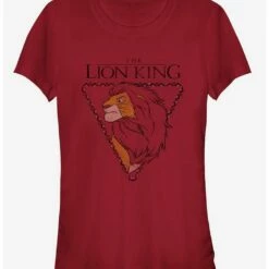 New 🎉 Lion King Simba Triangle 👧 Girls T-Shirt 🤩