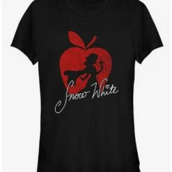 Cheapest 👍 Disney Snow White And The Seven Dwarfs Silhouette 👧 Girls T-Shirt 👍