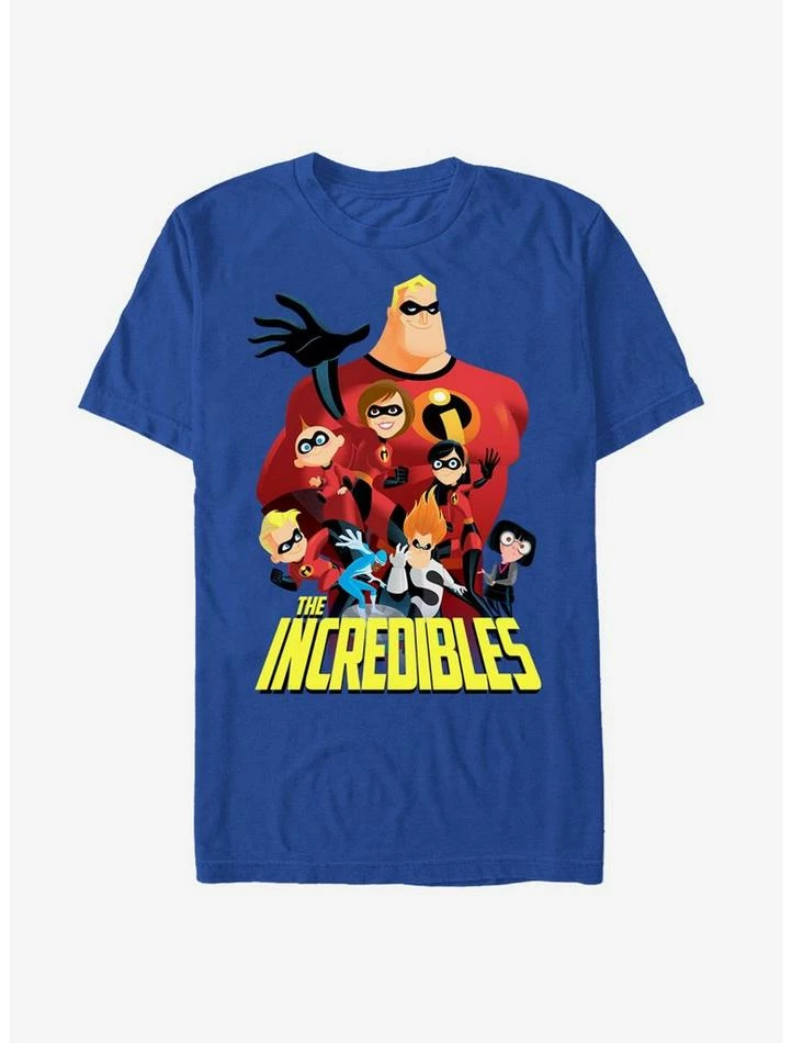 Budget ๐ Disney Pixar The Incredibles Group Shot T-Shirt ๐คฉ