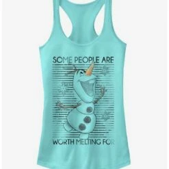 Best reviews of ✨ Frozen Olaf Some People Are Worth Melting For 👧 Girls Tank ⭐
