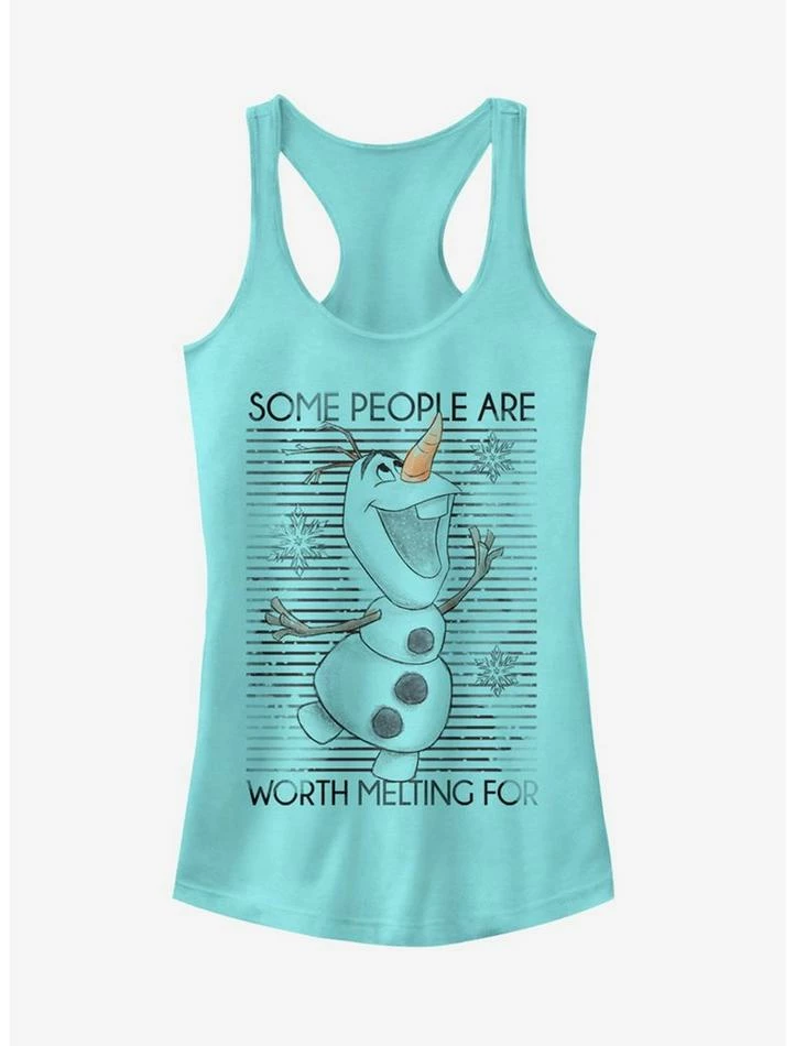 Best reviews of โจ Frozen Olaf Some People Are Worth Melting For ๐ง Girls Tank โญ