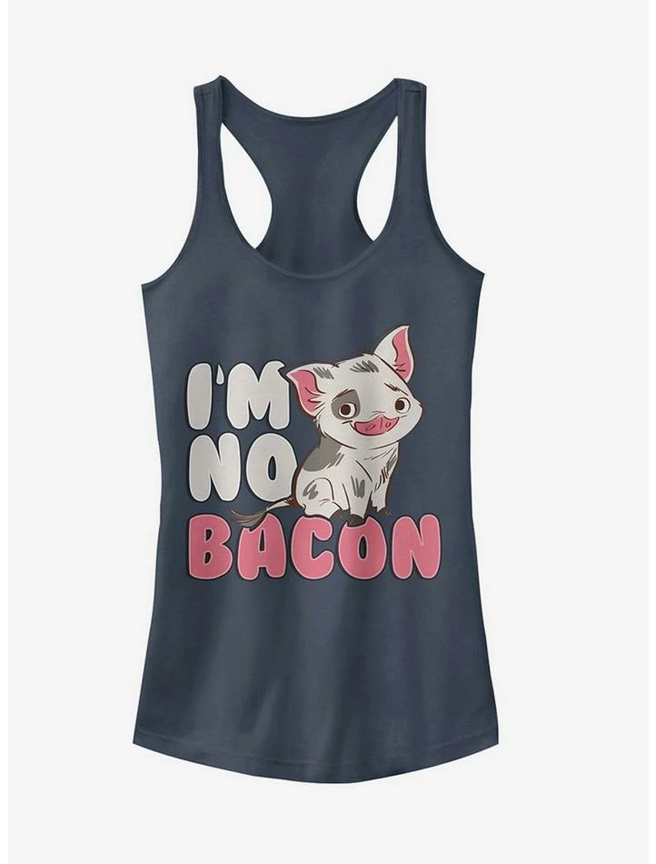 Best Sale 🛒 Disney Moana Pua No Bacon 👧 Girls Tank Top 💯