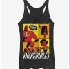 Hot Sale 🌟 Disney Pixar Incredibles Starring Explosive Family Action 👧 Girls Tank 💯