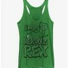 Hot Sale 🧨 Toy Story Nervous Rex 👧 Girls Tanks 🤩