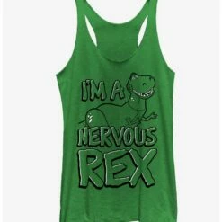 Hot Sale 🧨 Toy Story Nervous Rex 👧 Girls Tanks 🤩
