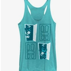 Coupon 💯 Disney Pixar Monsters Inc. Closet Door Portal 👧 Girls Tanks 🎁