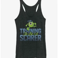 Coupon 😀 Monsters Inc. Training to be a Scarer 👧 Girls Tanks 🥰