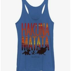 Budget 😉 Lion King Hakuna Matata Sunset 👧 Girls Tanks ✨