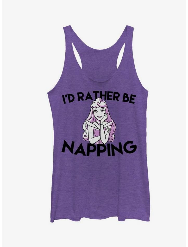 Promo 🥰 Disney Princess Aurora Rather Nap 👧 Girls Tanks 👍
