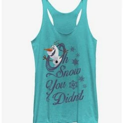 Wholesale 😉 Frozen Olaf Snow You Didn't 👧 Girls Tanks 🤩