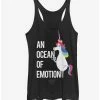 Best Pirce 🌟 Disney Pixar Inside Out Rainbow Unicorn Ocean of Emotion 👧 Girls Tank 👏