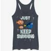 Best Pirce 🔔 Disney Pixar Finding Dory Just Keep Swimming 👧 Girls Tank 🎁
