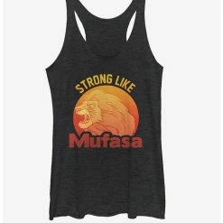 Deals 😀 Disney The Lion King Simba Strong Like Mufasa 👧 Girls Tanks 🎁