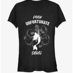 Cheapest 🛒 Disney The Little Mermaid Poor Unfortunate Soul 👧 Girls T-Shirt 😍