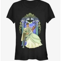 Discount 🥰 Disney The Princess And The Frog Tiana Naveen Love 👧 Girls T-Shirt 💯