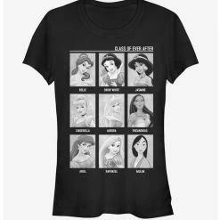 Best deal ✔️ Disney Princess Class Of Ever After Black And White 👧 Girls T-Shirt ✨