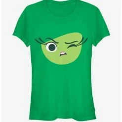 Cheap 👍 Disney Pixar Inside Out Disgust Face 👧 Girls T-Shirt 🤩